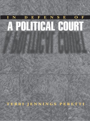 cover image of In Defense of a Political Court